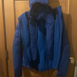 Blue Lululemon double zipper women’s jacket
